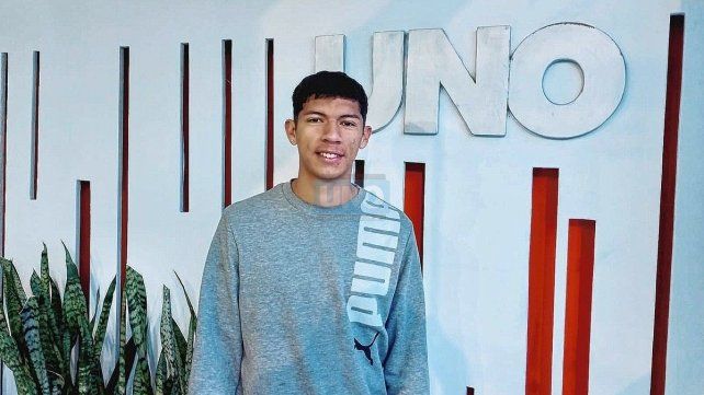 Alexis Custillo cuando visitó UNO