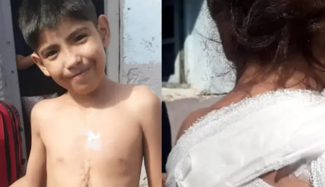 Un nene de 10 años salvó la vida de su hermanita al rescatarla del incendio