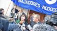La rectora de la UNL lideró la marcha en Santa Fe y fue tajante: Ya son 203 días sin implementación de la ley y no podemos permitirlo