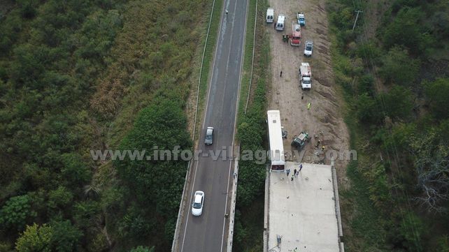 Tragedia de Villaguay: Testigo afirmó que el micro desvió directo al puente