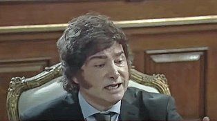 El presidente Javier Milei disparó contra gobernadores y legisladores