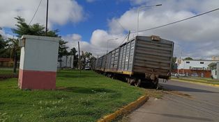 Descarriló un tren de carga en el ingreso a la ciudad de San Lorenzo