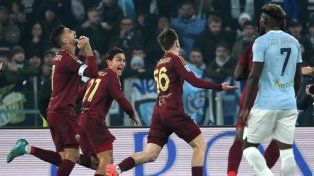 La Roma de Dybala y Paredes le volvió a ganar el clásico a la Lazio