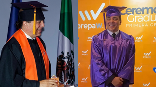 A sus 51 años, Cristian Castro se graduó en sus estudios secundarios