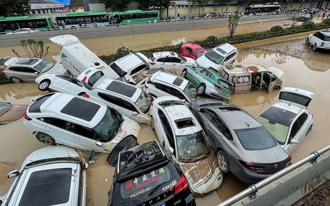 Impactantes imágenes de las inundaciones en China