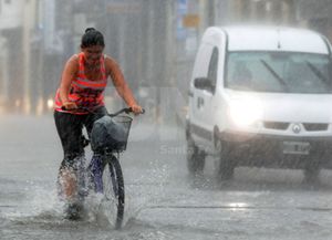 Se renovó la alerta para centro y norte de Santa Fe por tormentas fuertes