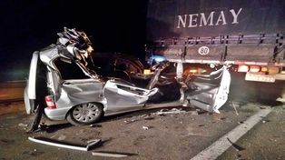 Murió una menor en un fatal accidente en la ruta 14