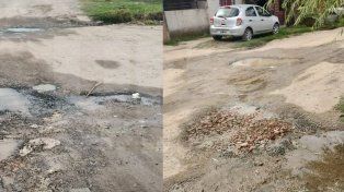 Barrio UOCRA: por el estado de las calles no ingresa ni el colectivo