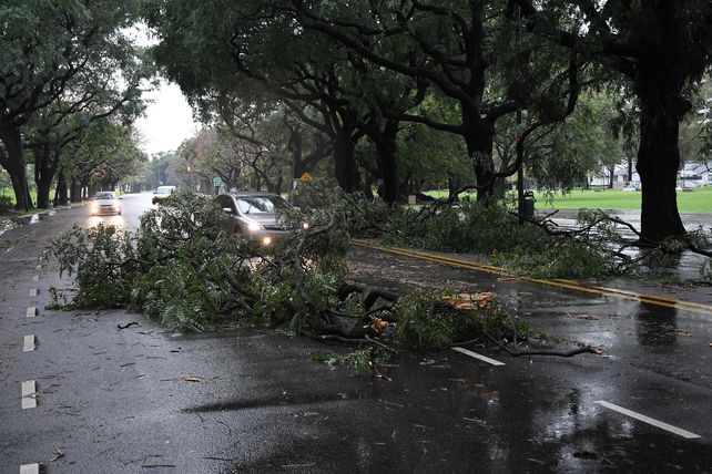 Dos personas murieron como consecuencia del temporal en Buenos Aires