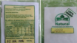 La Assal prohibió la barrita de cereal sabor coco Natural y el Alfajor de maicena LA