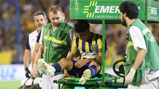 No va más. Francis Mac Allister no pudo continuar por la lesión en la rodilla. Fue reemplazado por Walter Montoya.