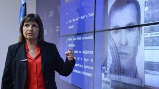 La ministra de Seguridad, Patricia Bullrich.