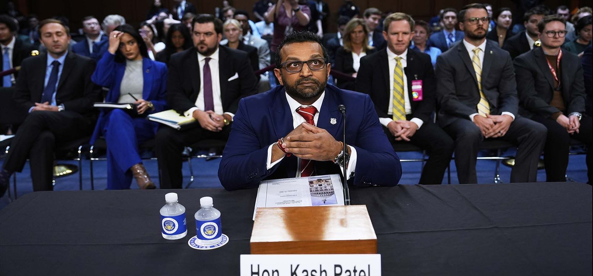 El director del FBI, Kash Patel, comparece ante el Comité Judicial del Senado para su primera audiencia de supervisión, el martes 16 de septiembre de 2025, en el Capitolio de Washington. (Foto AP/Julia Demaree Nikhinson) El director del FBI, Kash Patel, comparece ante el Comité Judicial del Senado para su primera audiencia de supervisión, el martes 16 de septiembre de 2025, en el Capitolio de Washington. (Foto AP/Julia Demaree Nikhinson)