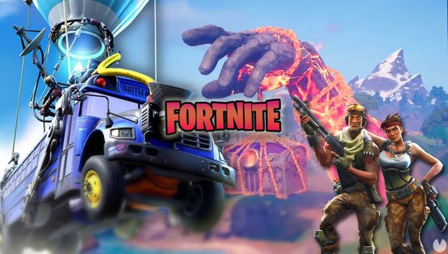 Epic Games anticipó la nueva Temporada del Fortnite con un evento en el que apareció la mano de un Titán de la mitología griega.