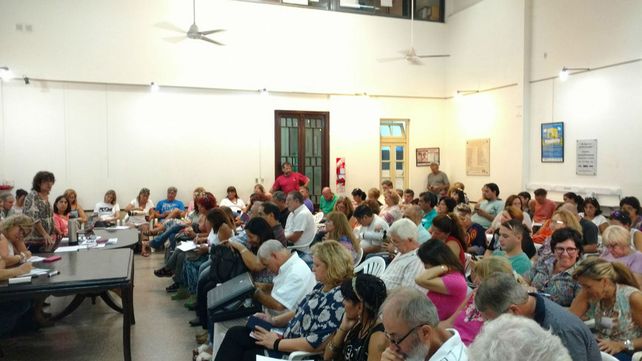La asamblea provincial de Amsafé.