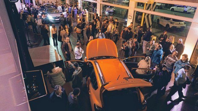 Los fanáticos de Renault se hicieron presente.
