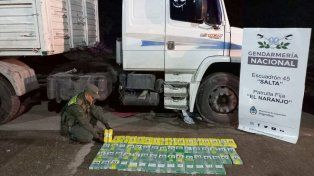 De Jujuy a Entre Ríos: detuvieron a dos hombres con 65 kilos de cocaína