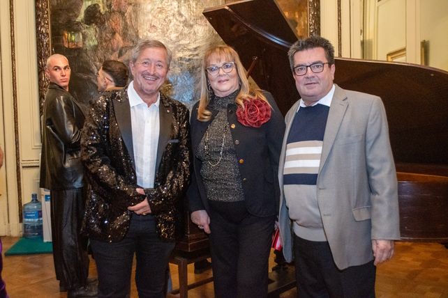 Miguel Milano, Claudia Silvestrini y Juan Manzano