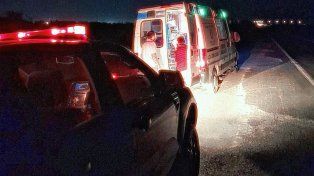 El hombre fue trasladado de urgencia al Hospital San Antonio de Gualeguay.