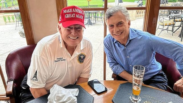 Mauricio Macri almorzó con Donald Trump en Estados Unidos