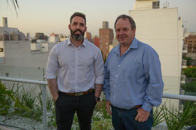Lautaro Dangelo y Daniel Alpigiani