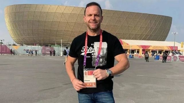El periodista Quique Felman cubrió el mundial de fútbol de Qatar 2022