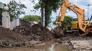 Intervienen una obra provincial para evitar anegamientos