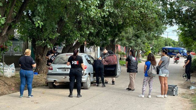 El lugar del brutal ataque contra el automovilista. El lugar del brutal ataque contra el automovilista.