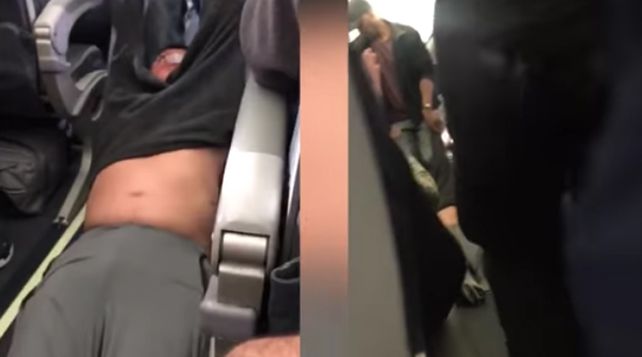 Violento desalojo de un pasajero de United Airlines