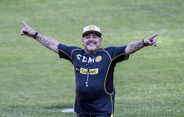 Maradona retomará su actividad como DT en el Dorados de Sinaloa.