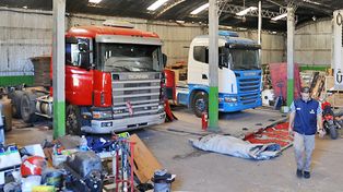 Hallan cuatro camiones robados a choferes brasileños en Pueblo Esther