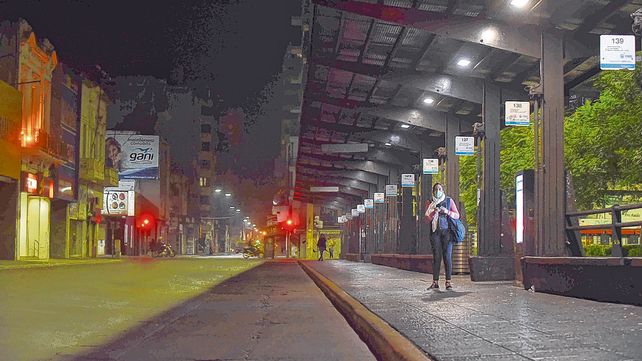 Desoladas. Las calles seguir&aacute;n sin la presencia de &oacute;mnibus