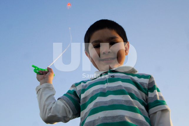 A pura diversión, los chicos festejaron su día en familia en el Parque Federal