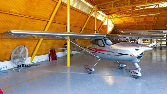 La avioneta que incorporó el aeroclub de Pueblo Esther en julio del año pasado.&nbsp;