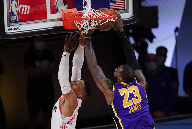 Houston fue m&aacute;s que Lakers en la primera semfinal del Oeste de la NBA.&nbsp;