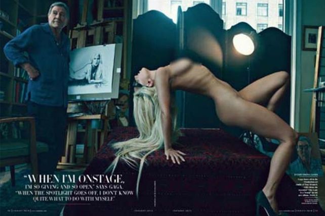 Lady Gaga al desnudo