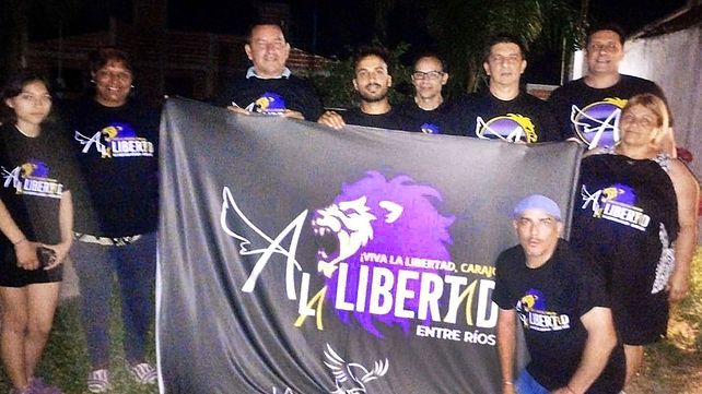 Reunión de La Libertad Avanza (LLA) enFeliciano.