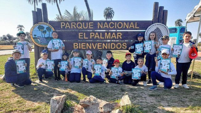 Inauguración. El acto de apertura del Trimestre de Turismo Educativo contó con la presencia de estudiantes de 3º grado