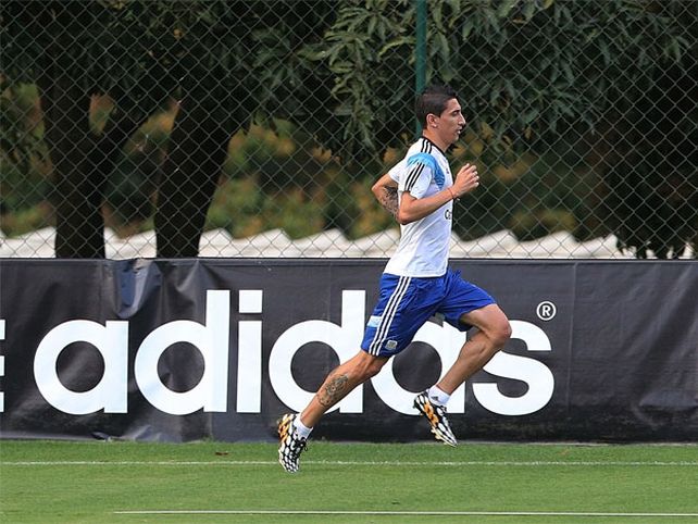 Di María intensificó la recuperación, ¿llega para la final ante Alemania?