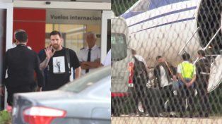 Messi llegó al país para afrontar la doble fecha de Eliminatorias