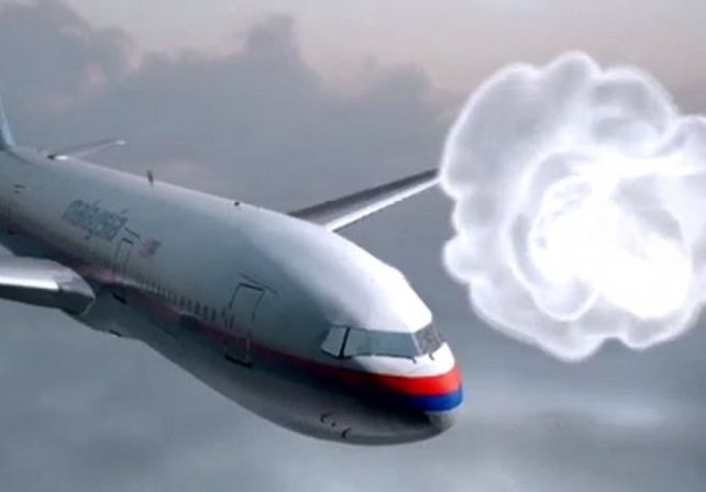 Así fue la explosión que causó el accidente del vuelo MH17 de Malaysia Airlines