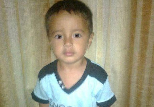 El pequeño Maximiliano Sosa