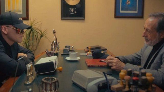 Bizarrap y Guillermo Francella