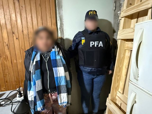 Una de las personas capturadas en La Cerámica