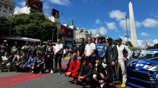 El TC2000 arrancó la temporada 2026 con una caravana por la 9 de Julio y el Obelisco