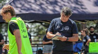 Daniel Hourcade en el primer día de acción de la Academia SAR en Santa Fe.