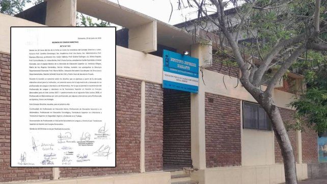 Presentaron un petitorio para frenar el cierre del Profesorado de Lengua en Diamante