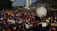 La marcha de Brasilia, una de las mayores del país. Hubo protestas similares en al menos 52 ciudades del país.&nbsp;