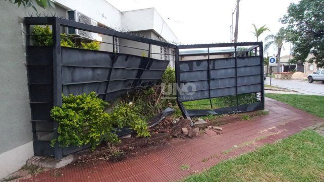 Accidente barrio María Selva 