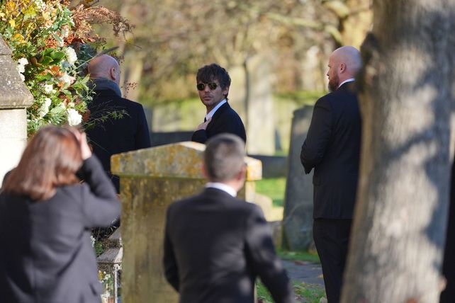 Louis Tomilson fue fotografiado en el funeral de Liam Payne